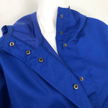 Load image into Gallery viewer, Cobalt Blue Oversized Rain Jacket
