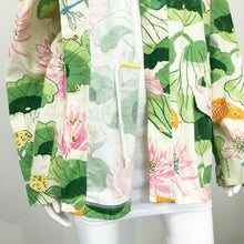 Load image into Gallery viewer, Koi Pond - Oversized Canvas Jacket
