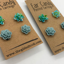 Load image into Gallery viewer, Lagoon Succulents - Ear Candy - Post &amp; ClipOn
