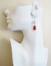 Load image into Gallery viewer, Red Popsicle Earrings
