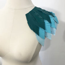 Load image into Gallery viewer, Bird of Paradise - Salvaged Leather Epaulette
