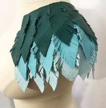 Load image into Gallery viewer, Bird of Paradise - Salvaged Leather Epaulette
