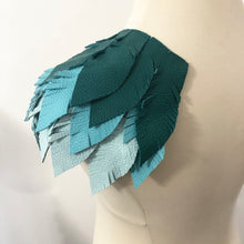 Load image into Gallery viewer, Bird of Paradise - Salvaged Leather Epaulette
