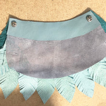 Load image into Gallery viewer, Bird of Paradise - Salvaged Leather Epaulette
