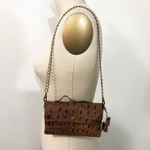 Load image into Gallery viewer, Leather Purse - Dark Brown Gator
