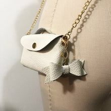 Load image into Gallery viewer, Mini Leather Cross Body Purse - White
