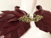 Load image into Gallery viewer, Dragon Scale Leather Cape
