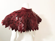 Load image into Gallery viewer, Dragon Scale Leather Cape
