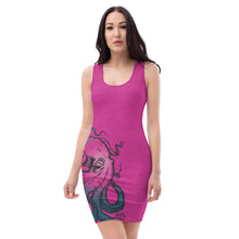 Load image into Gallery viewer, Pink Octopus - Body Con Dress
