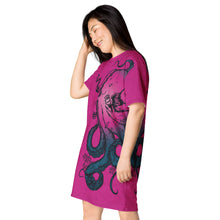 Load image into Gallery viewer, Pink Octopus - APO T-shirt dress
