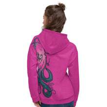 Load image into Gallery viewer, Pink Octopus - APO Unisex Hoodie
