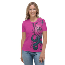 Load image into Gallery viewer, Pink Octopus - APO Women&#39;s T-shirt
