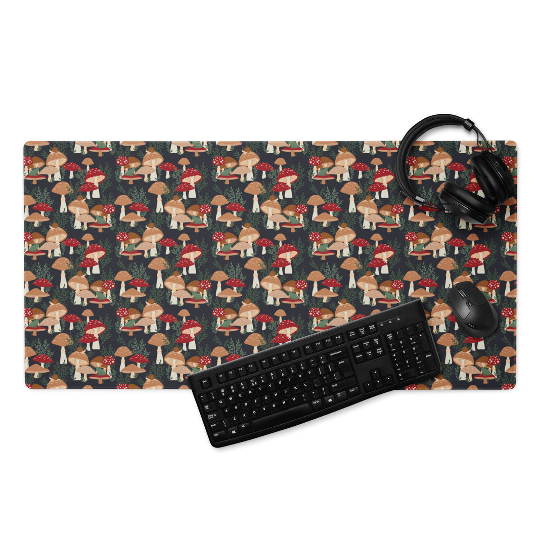 Mushroom Garden - Keyboard/Gaming mouse pad
