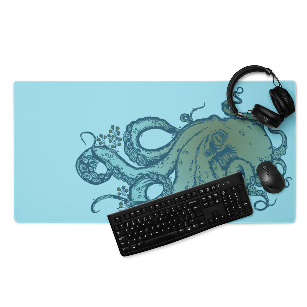 Blue Octopus - Keyboard/Gaming mouse pad