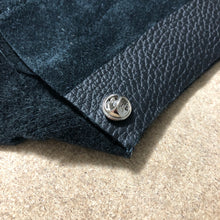 Load image into Gallery viewer, Black Bird - Salvaged Leather Epaulette
