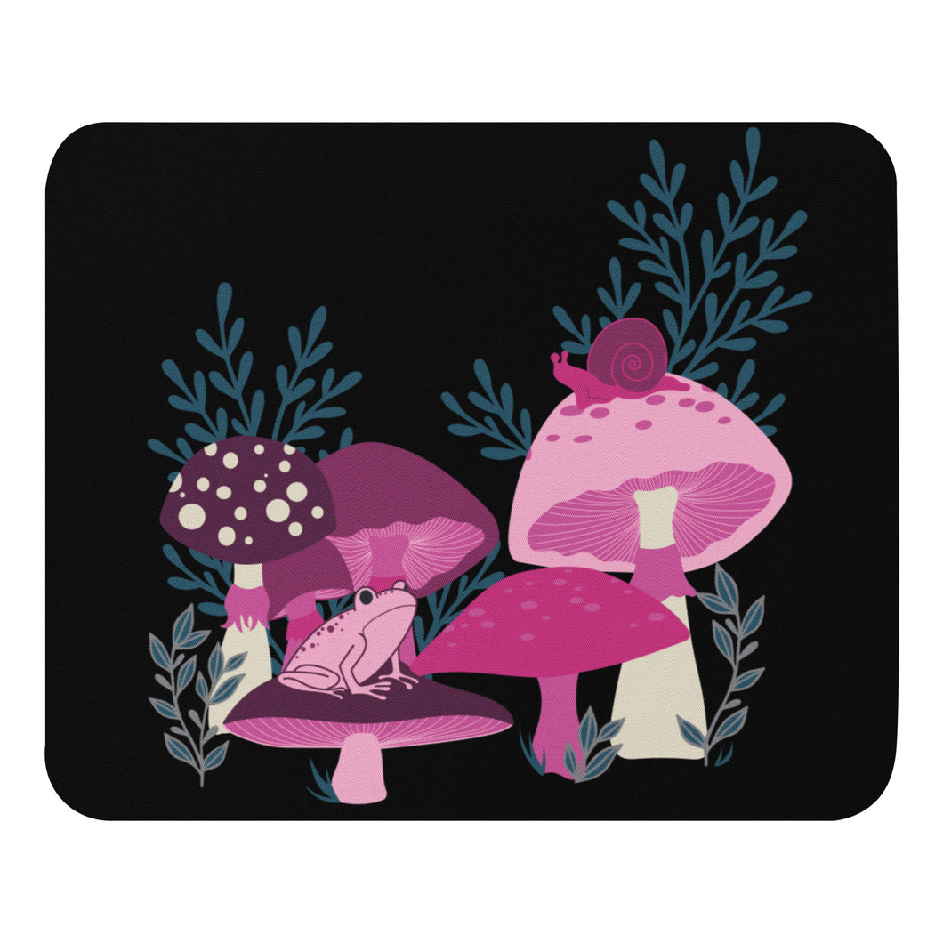 Fairy Mushroom Garden - Mouse pad