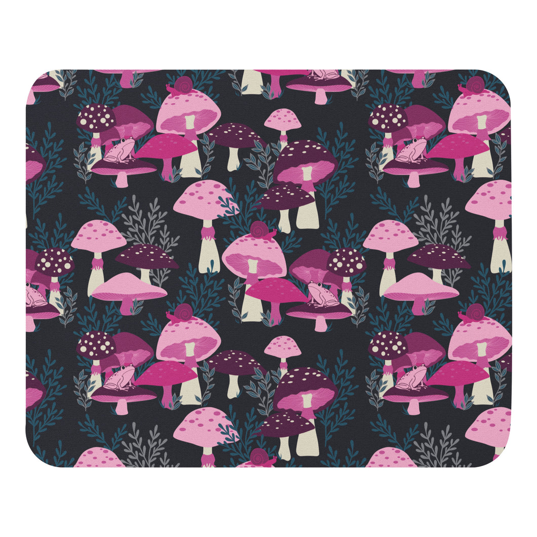 Fairy Mushroom Garden Pattern - Mouse pad
