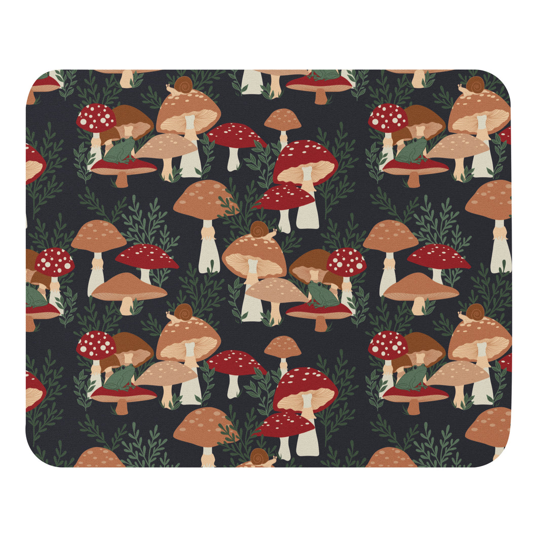Mushroom Garden Pattern - Mouse pad