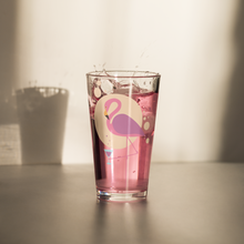 Load image into Gallery viewer, Flamingo Cocktail - Shaker pint glass
