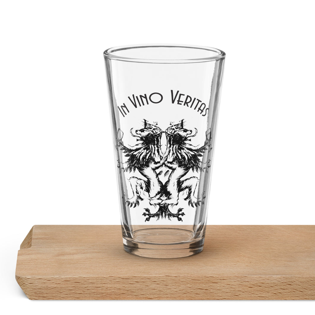 In Vino Veritas - Shaker pint glass