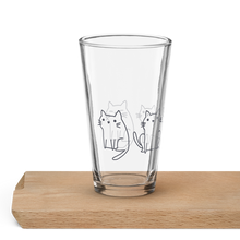 Load image into Gallery viewer, Cat Doodle - Shaker pint glass
