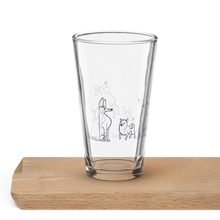 Load image into Gallery viewer, Long Walks and Wet Noses - Shaker pint glass
