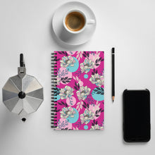 Load image into Gallery viewer, Pink Magnolia - Spiral notebook
