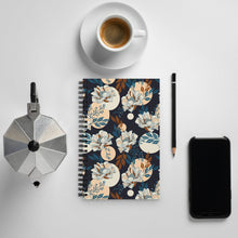 Load image into Gallery viewer, Midnight Magnolia - Spiral notebook
