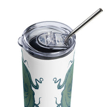 Load image into Gallery viewer, Ocean Blue Octopus - Stainless steel tumbler - 2 color options
