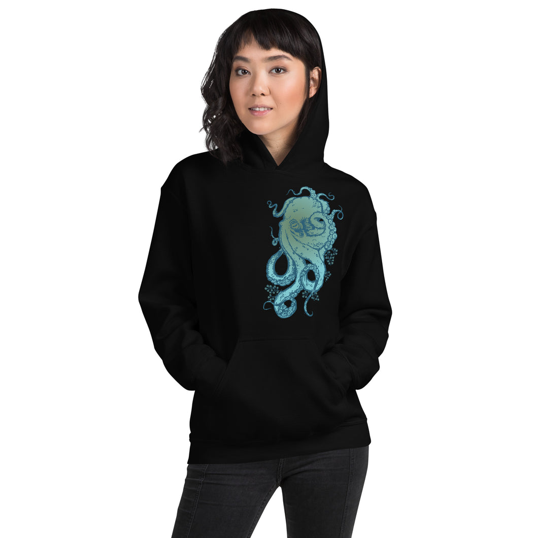 Blue Octopus - Unisex Hoodie