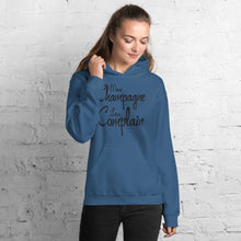 Load image into Gallery viewer, More Champagne Less Complain - Black Graphic -  Hoodie
