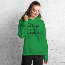 Load image into Gallery viewer, More Champagne Less Complain - Black Graphic -  Hoodie
