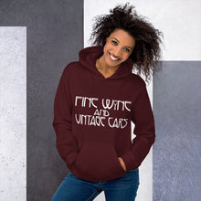 Load image into Gallery viewer, Fine Wine and Vintage Cars - Unisex Hoodie
