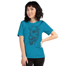 Load image into Gallery viewer, Polar Blue Octopus sketch -  Unisex T-shirt
