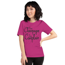 Load image into Gallery viewer, More Champagne Less Complain - Black Graphic -  T-Shirt
