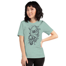 Load image into Gallery viewer, Polar Blue Octopus sketch -  Unisex T-shirt
