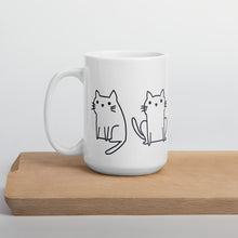 Load image into Gallery viewer, Cat Doodle - Big Print - 15 oz mug
