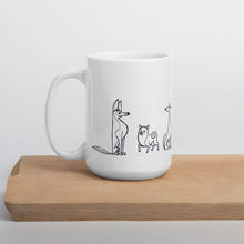 Load image into Gallery viewer, Long Walks &amp; Wet Noses - Dog Doodle - 15 oz mug
