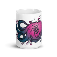 Load image into Gallery viewer, Pink Octopus - White glossy mug
