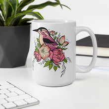 Load image into Gallery viewer, Hummingbird - White glossy mug
