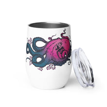 Load image into Gallery viewer, Pink Octopus - Wine tumbler
