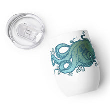 Load image into Gallery viewer, Blue Octopus - Wine tumbler
