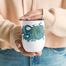 Load image into Gallery viewer, Blue Octopus - Wine tumbler
