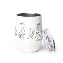 Load image into Gallery viewer, Long Walks &amp; Wet Noses - Dog Doodle - Wine tumbler
