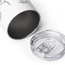 Load image into Gallery viewer, Long Walks &amp; Wet Noses - Dog Doodle - Wine tumbler
