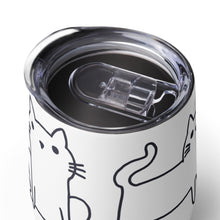 Load image into Gallery viewer, Cat Doodle - Wine tumbler
