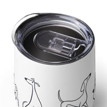 Load image into Gallery viewer, Long Walks &amp; Wet Noses - Dog Doodle - Wine tumbler
